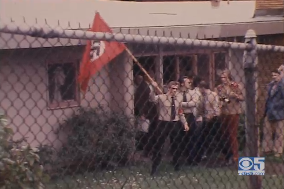 American Nazis in San Francisco in 1977.