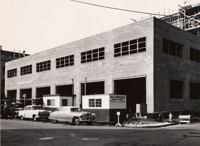 Fire station under construction