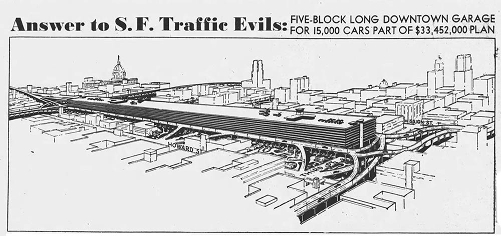 Parking garage drawing