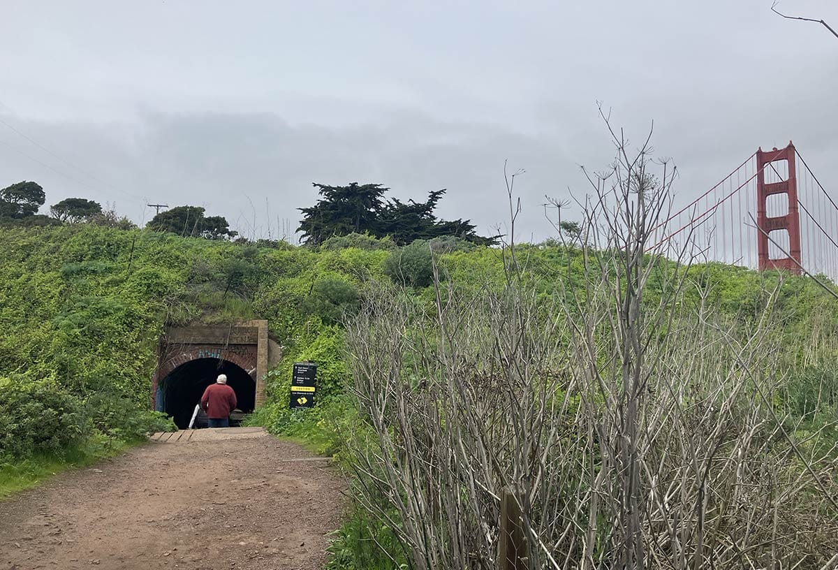 Tunnel at bridge