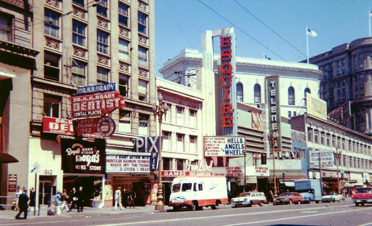 Theaters on street