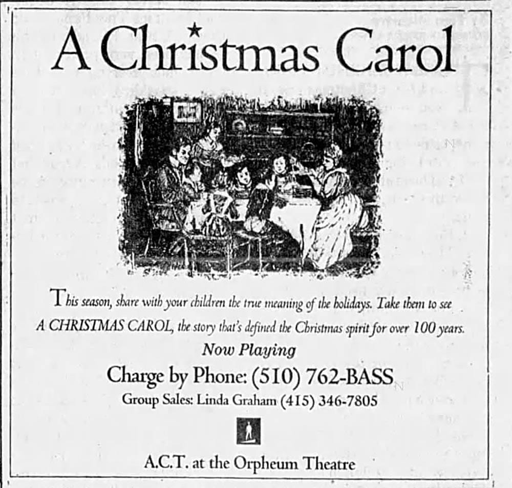 Ad for a Christmas Carol