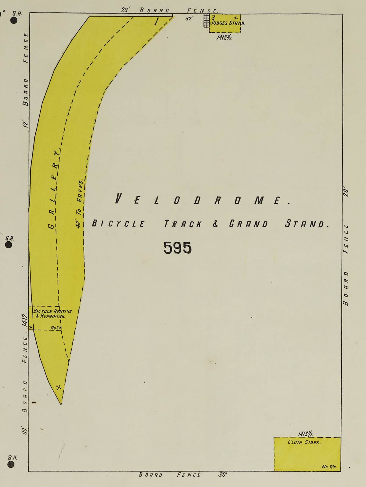 map view of velodrome