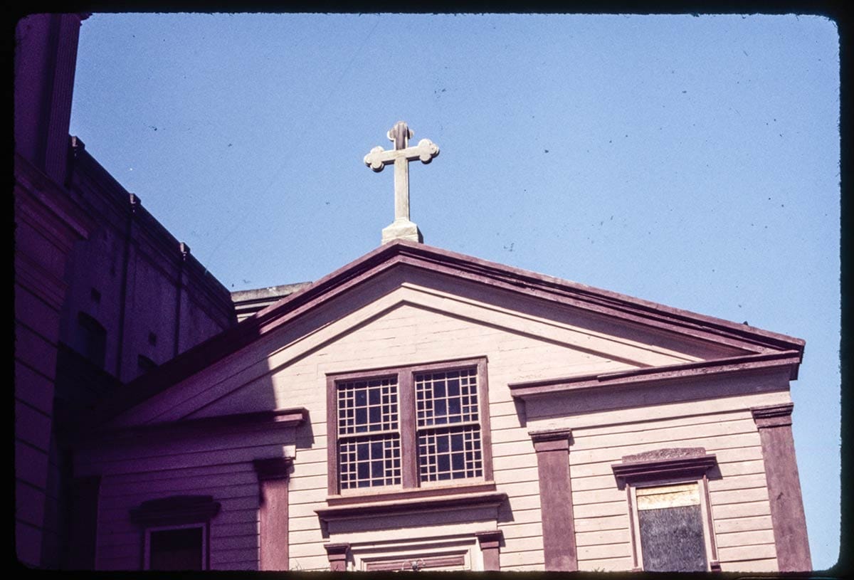 Parish hall in 1970s