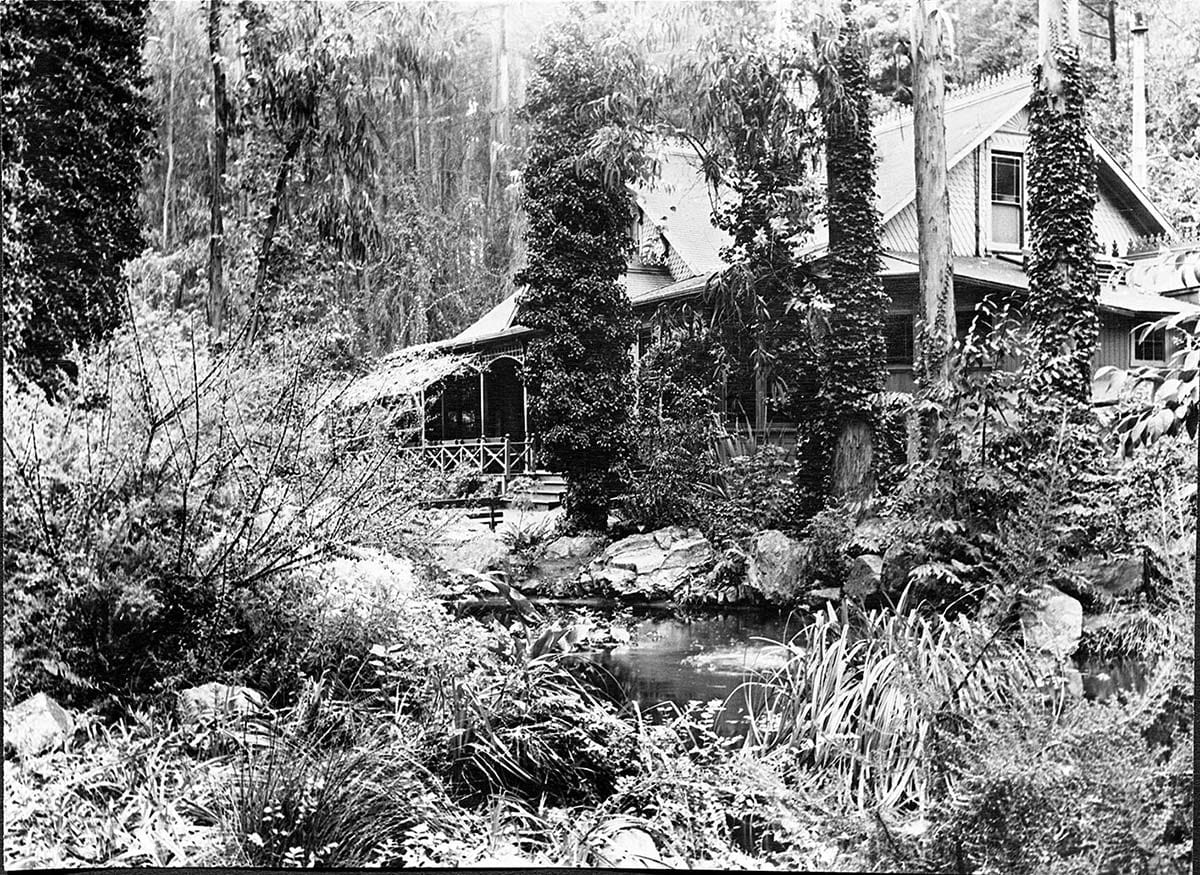 Trocadero Inn behind turtle pond